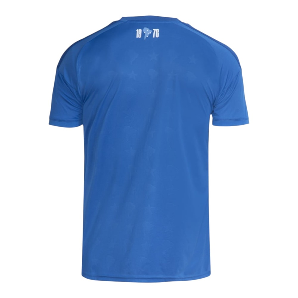Camiseta azul do Cruzeiro, costas